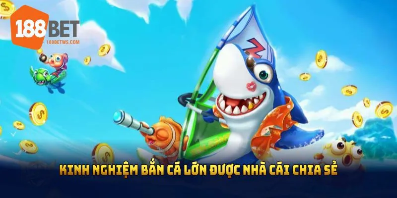 Kinh nghiệm bắn cá lớn được nhà cái chia sẻ và áp dụng mẹo chơi bắn cá online